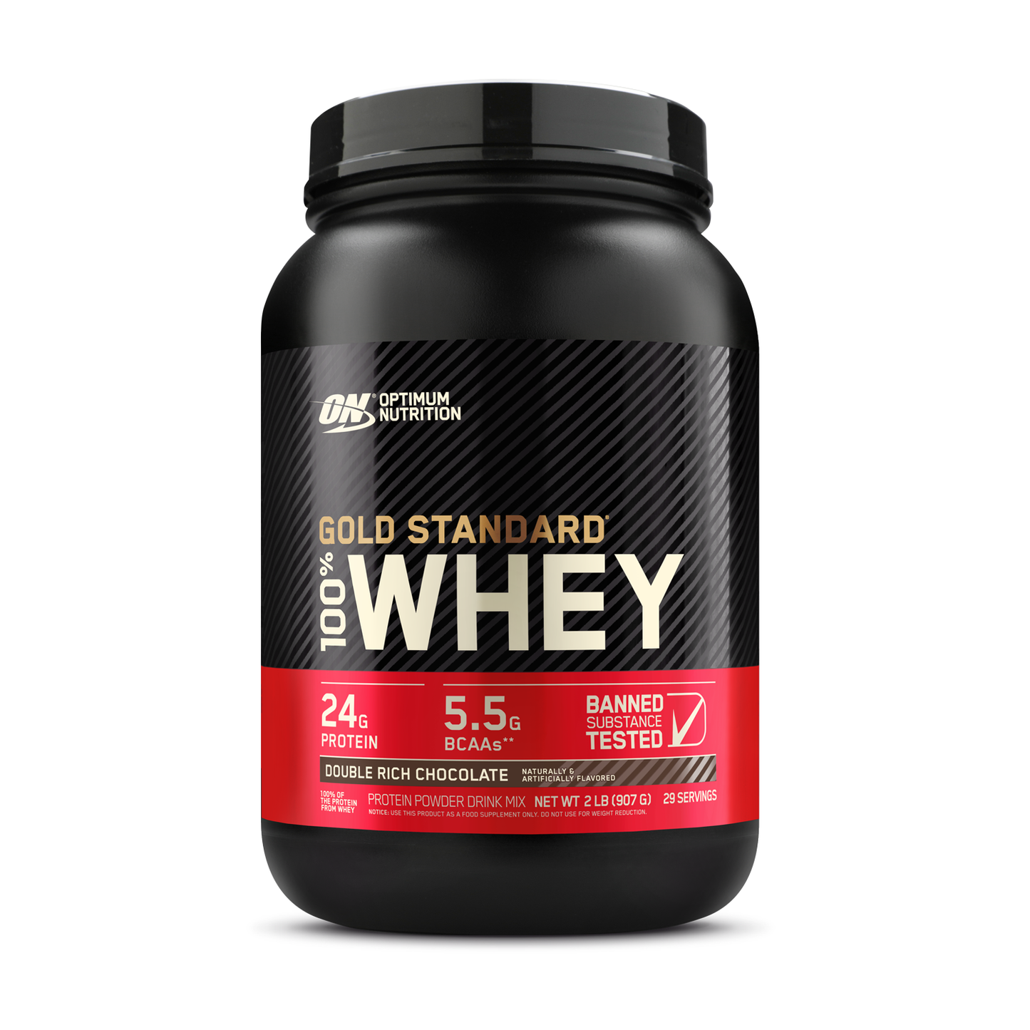 ON 100% Whey Dbl Rich Choc 907g