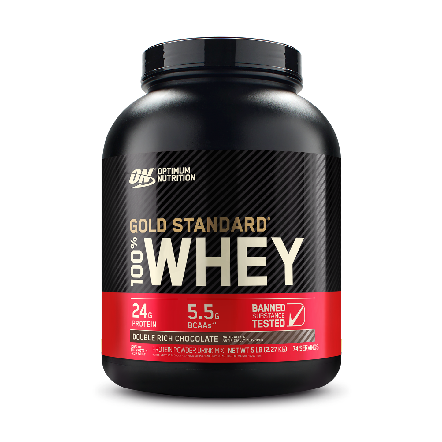 ON 100% Whey Dbl Rich Choc 2.27kg