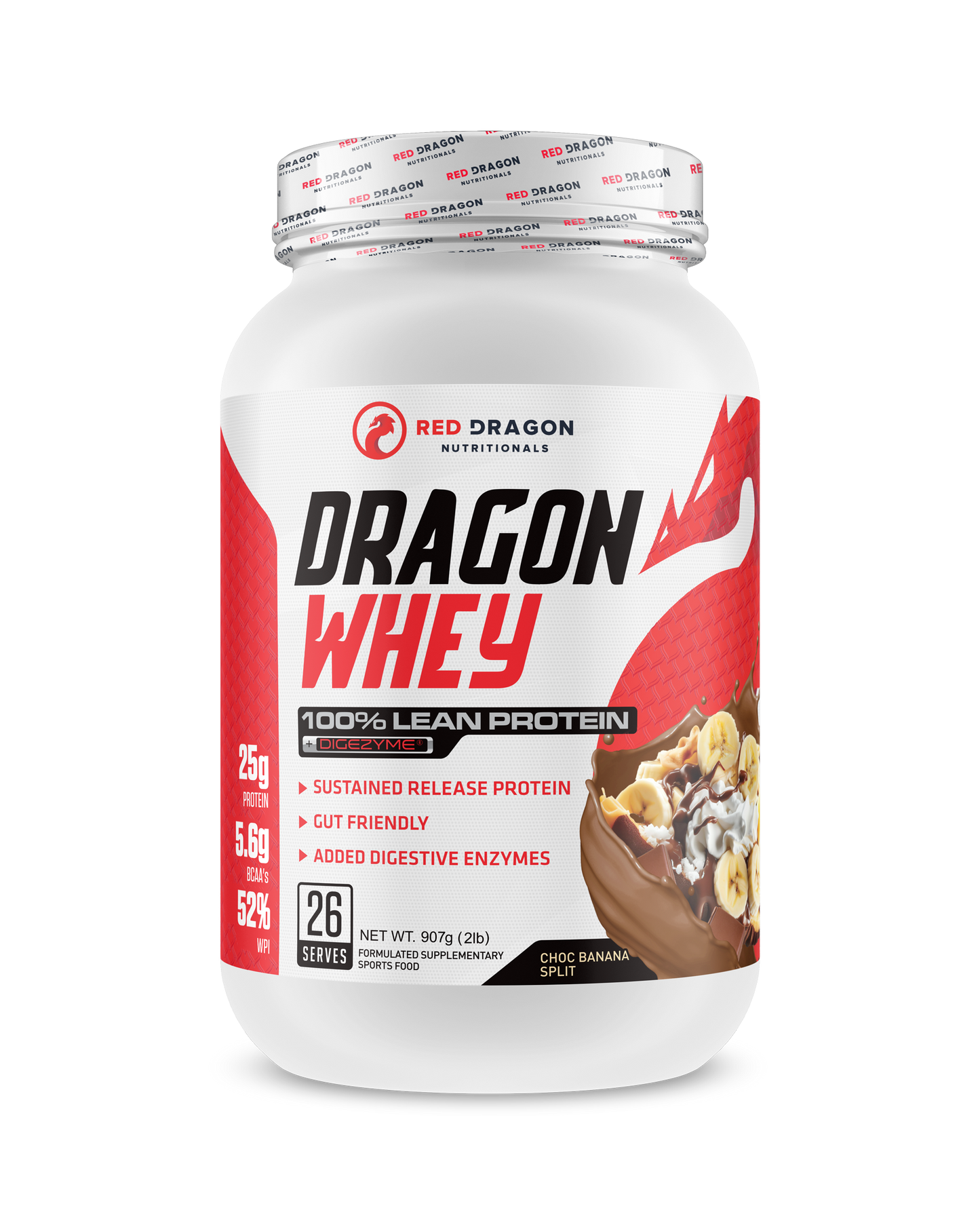 Red Dragon Dragon Whey Choc Banana Split 900g